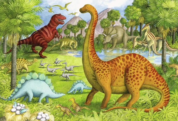 L'oasis des dinosaures 100p, Puzzles pour enfants