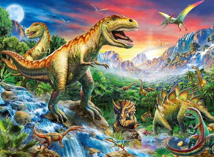 Au temps des dinosaures (100 pièces)
