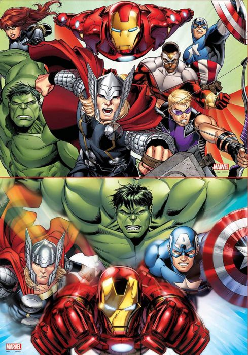 Avengers - Set de 2 puzzles (2 x 48 pièces)