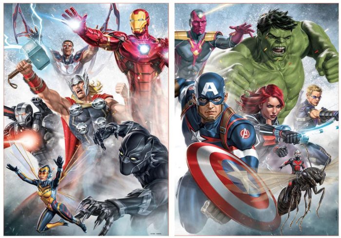 Avengers - Set de 2 puzzles (2 x 500 pièces)