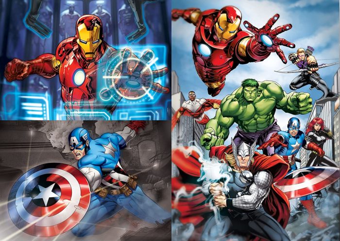 Avengers - Set de 3 puzzles (3 x 48 pièces)