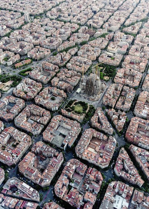 Barcelone Vue du Ciel 1000 pièces