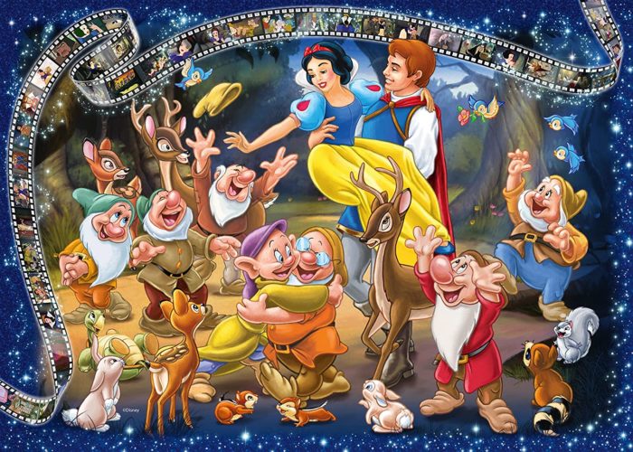 Disney puzzle 60 pieces - blanche-neige fait de la pâtisserie