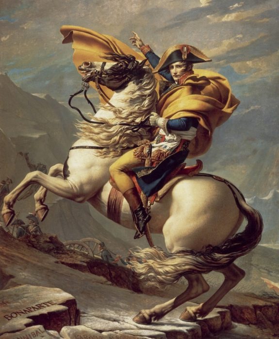 Napoleon Bonaparte franchissant les Alpes (1000 pièces)