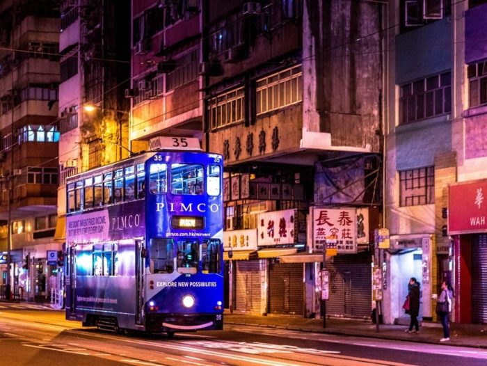 Bus à impériale à Hong Kong (1000 pièces)
