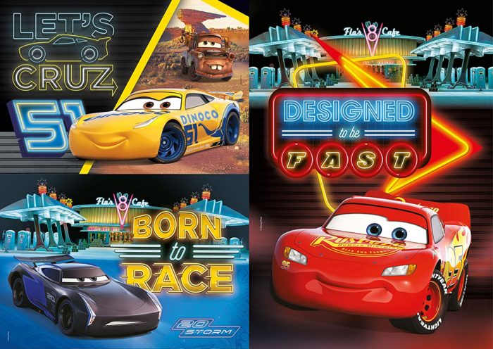 Cars 3 - Set de 3 puzzles (3 x 48 pièces)