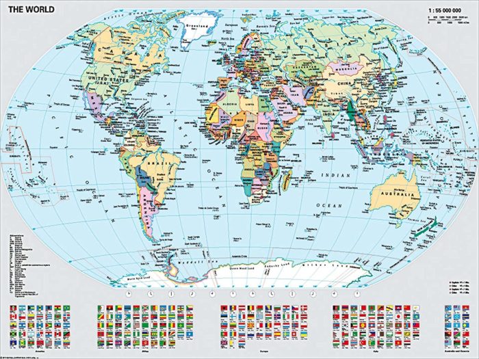 Carte du Monde politique (1000 pièces)