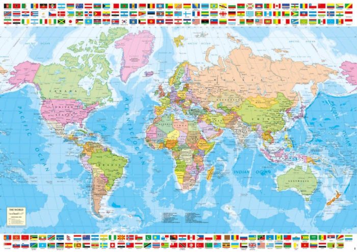 Carte du Monde politique (1500 pièces)