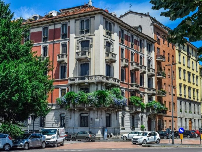 Centre-ville historique de Milan (1000 pièces)