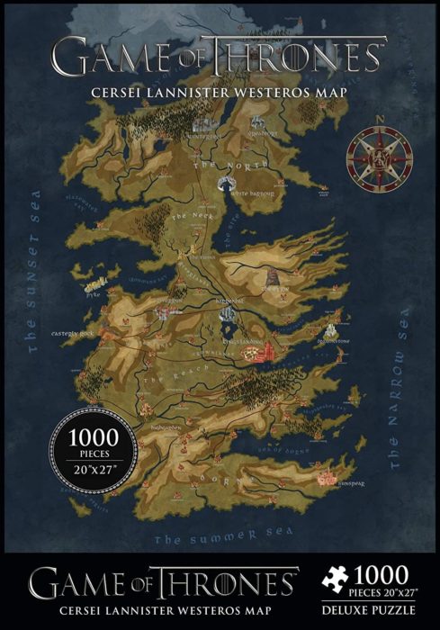 Cersei Lannister Westeros Map (1000 pièces)