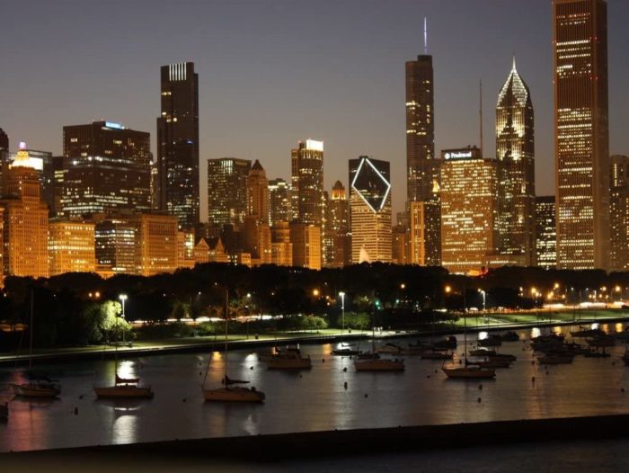 Chicago de nuit (1000 pièces)
