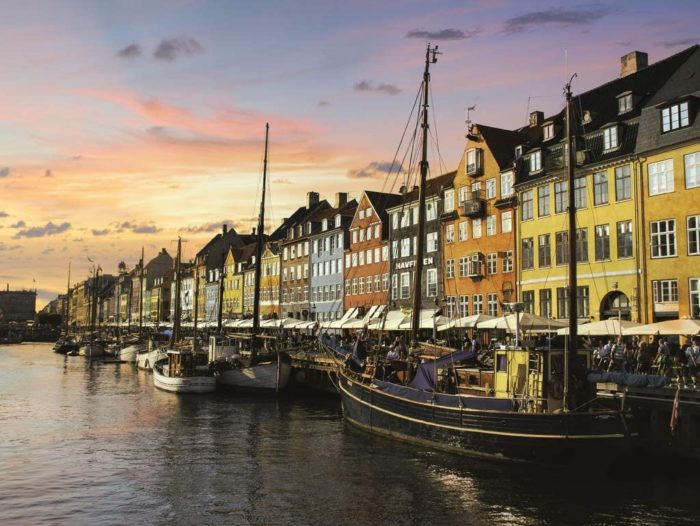 Coucher de soleil à Copenhague (1000 pièces)