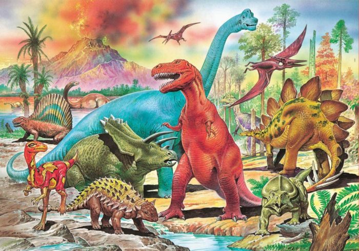 Dinosaures (100 pièces)