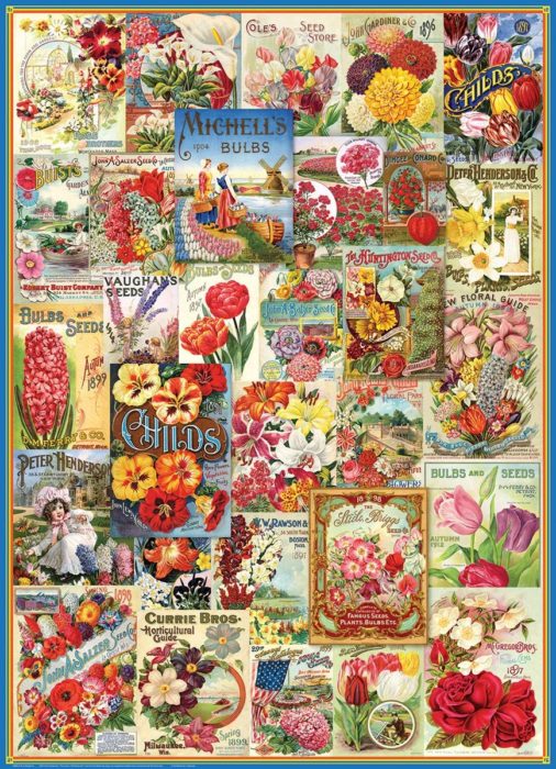 Fleurs de catalogue (1000 pièces)