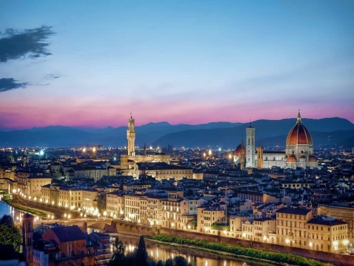 Florence au crépuscule (1000 pièces)