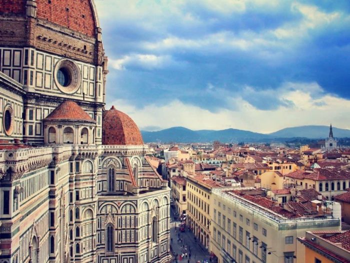 Florence sous un ciel nuageux (100 pièces)