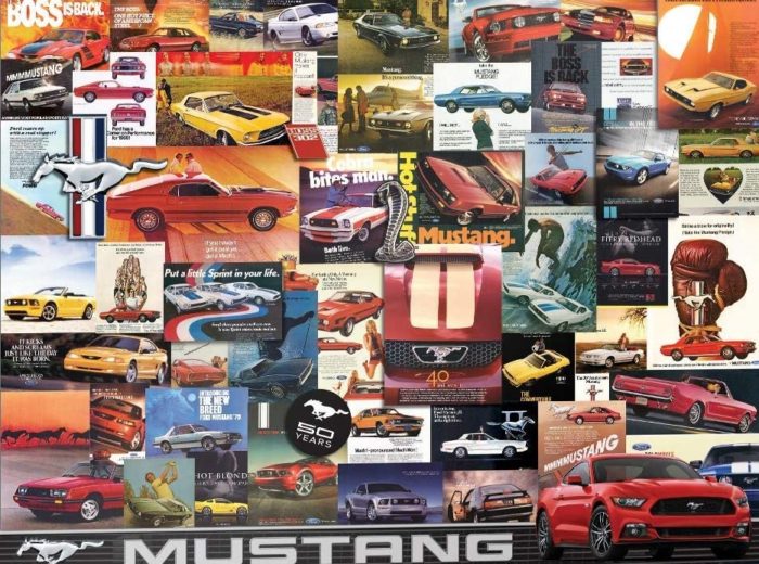 Ford Mustang vintage (1000 pièces)