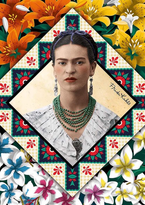 Frida Kahlo portrait 500 pieces