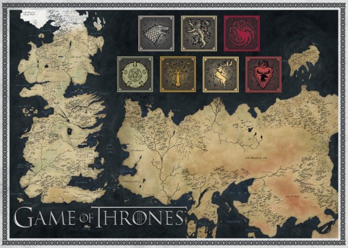 Game of Thrones - Le Monde connu (1000 pièces)