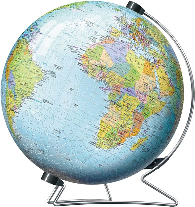 Globe terrestre (540 pièces)