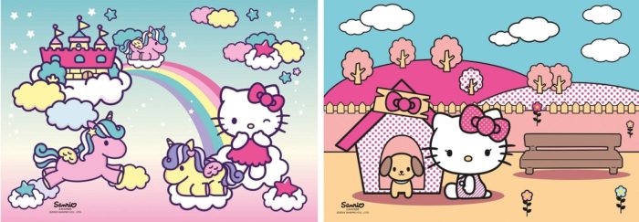Hello Kitty - Set de 2 puzzles (2 x 20 pièces)