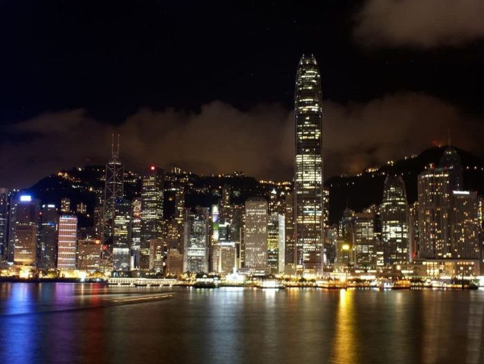 Hong Kong de nuit (1000 pièces)