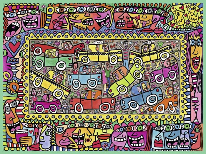 James Rizzi - All that Love in the Middle of the City (1500 pièces)