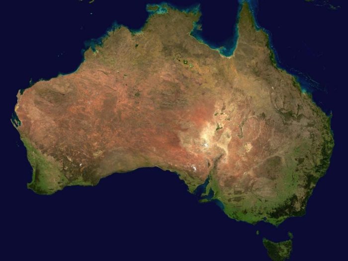 L'Australie vue du ciel (1000 pièces)