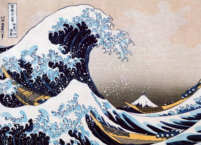 La Grande Vague de Kanagawa par Katsushika Hokusai (1000 pièces)