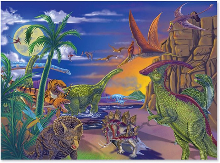 La Terre des dinosaures (60 pièces)
