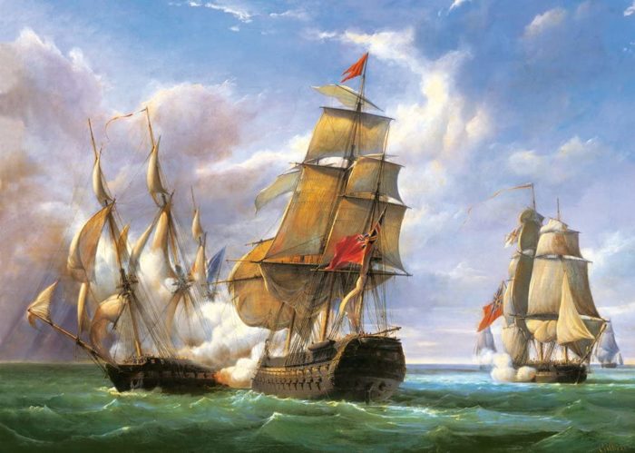 La bataille de Trafalgar (3000 pièces)