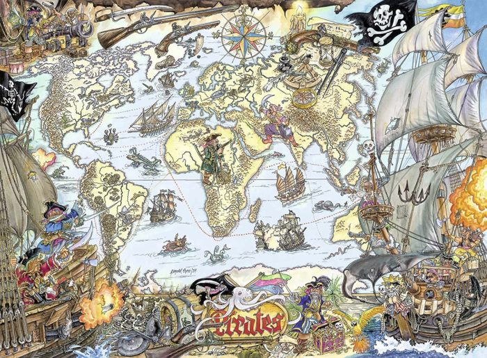La carte des pirates (200 pièces)