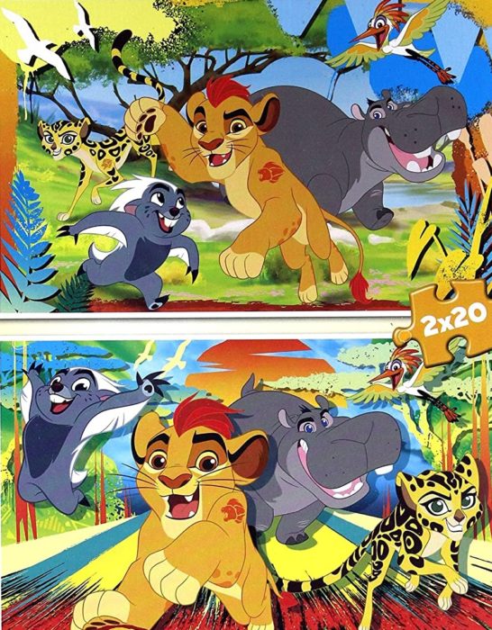 La garde du Roi lion - Set de 2 puzzles (2 x 20 pièces) 1