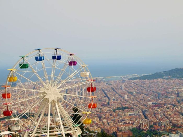 La grande roue de Barcelone (1000 pièces)
