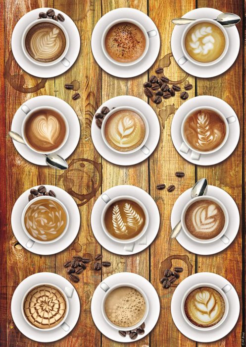 L'art de décorer le café (1000 pièces)