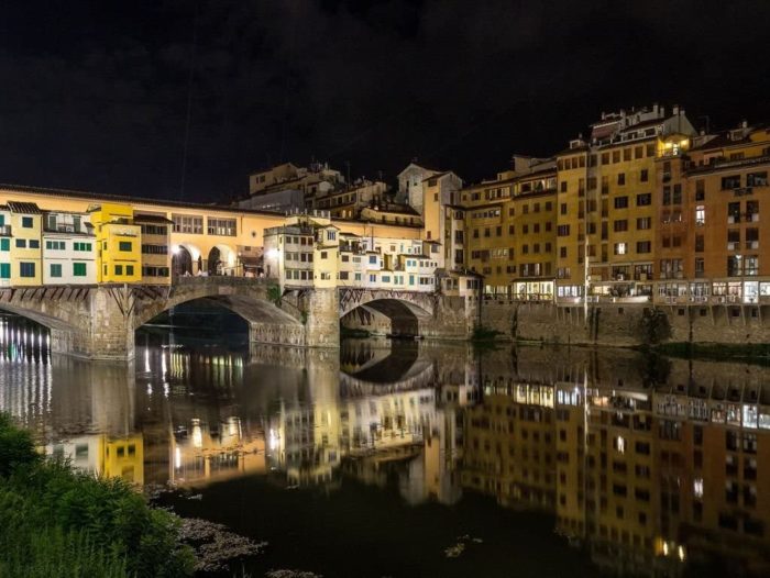 Le Ponte Vecchio de nuit (500 pièces)