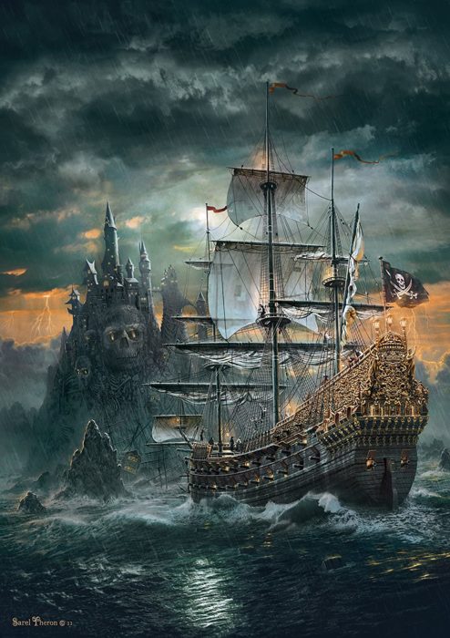 Le bateau pirate (1500 pièces)