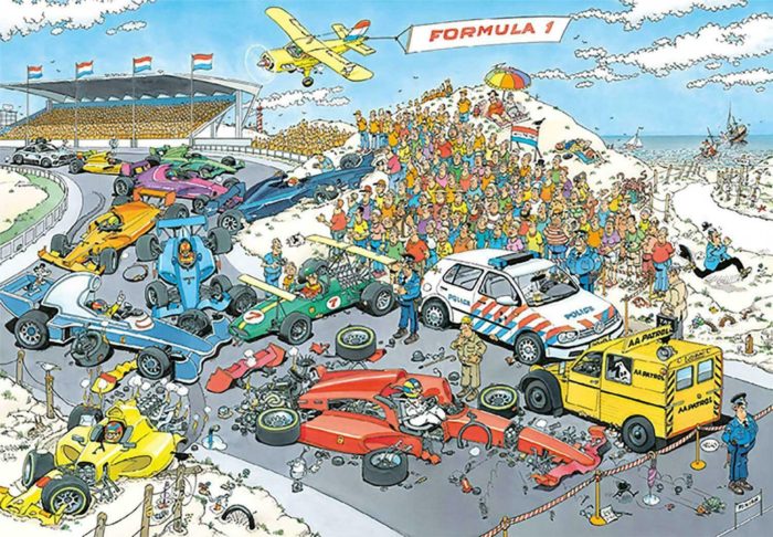 Le départ de Formule 1 (2000 pièces)