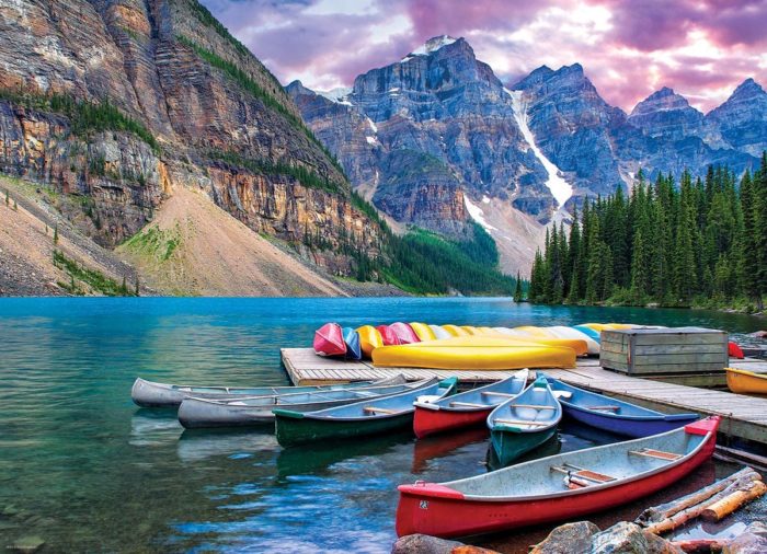 Le lac Louise au Canada (1000 pièces)