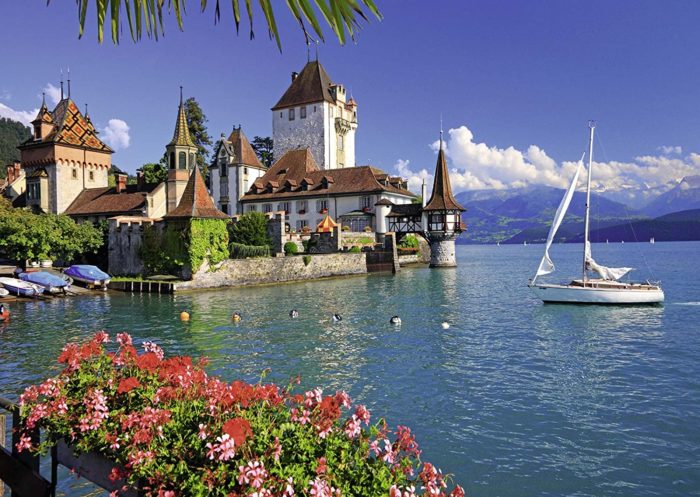 Le lac de Thoune en Suisse (1000 pièces)