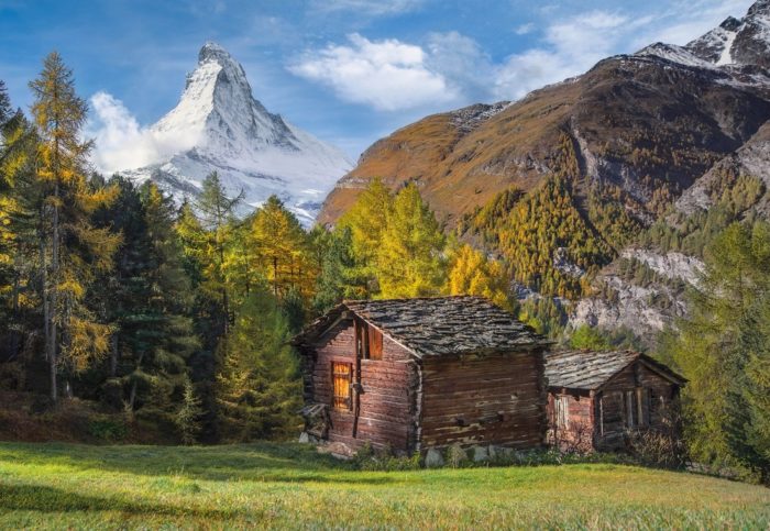 Le mont Cervin en Italie Suisse (2000 pièces)