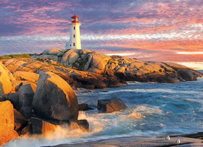 Le phare de Peggy's Cove au Canada (1000 pièces)