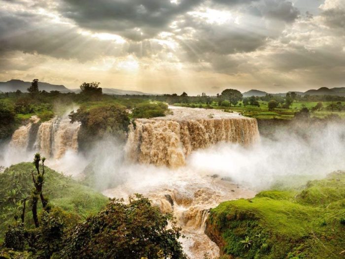 Les chutes du Nil Bleu en Éthiopie (500 pièces)