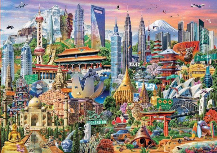 Les gratte-ciels d'Asie (1500 pièces)