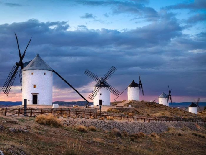 Les moulins de Consuegra en Espagne (500 pièces)