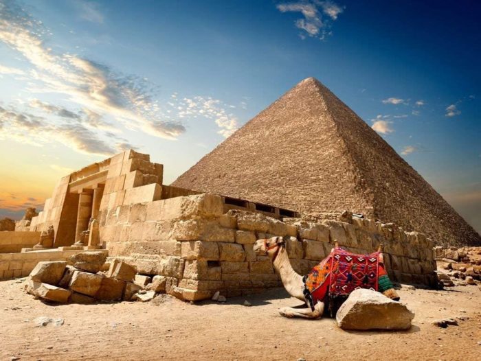 Les pyramides de Gizeh en Egypte (1000 pièces)