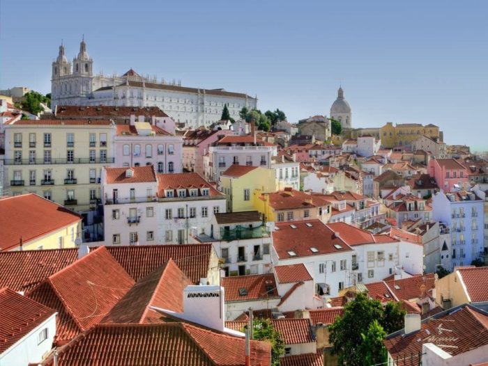 Les toits de Lisbonne (1000 pièces)