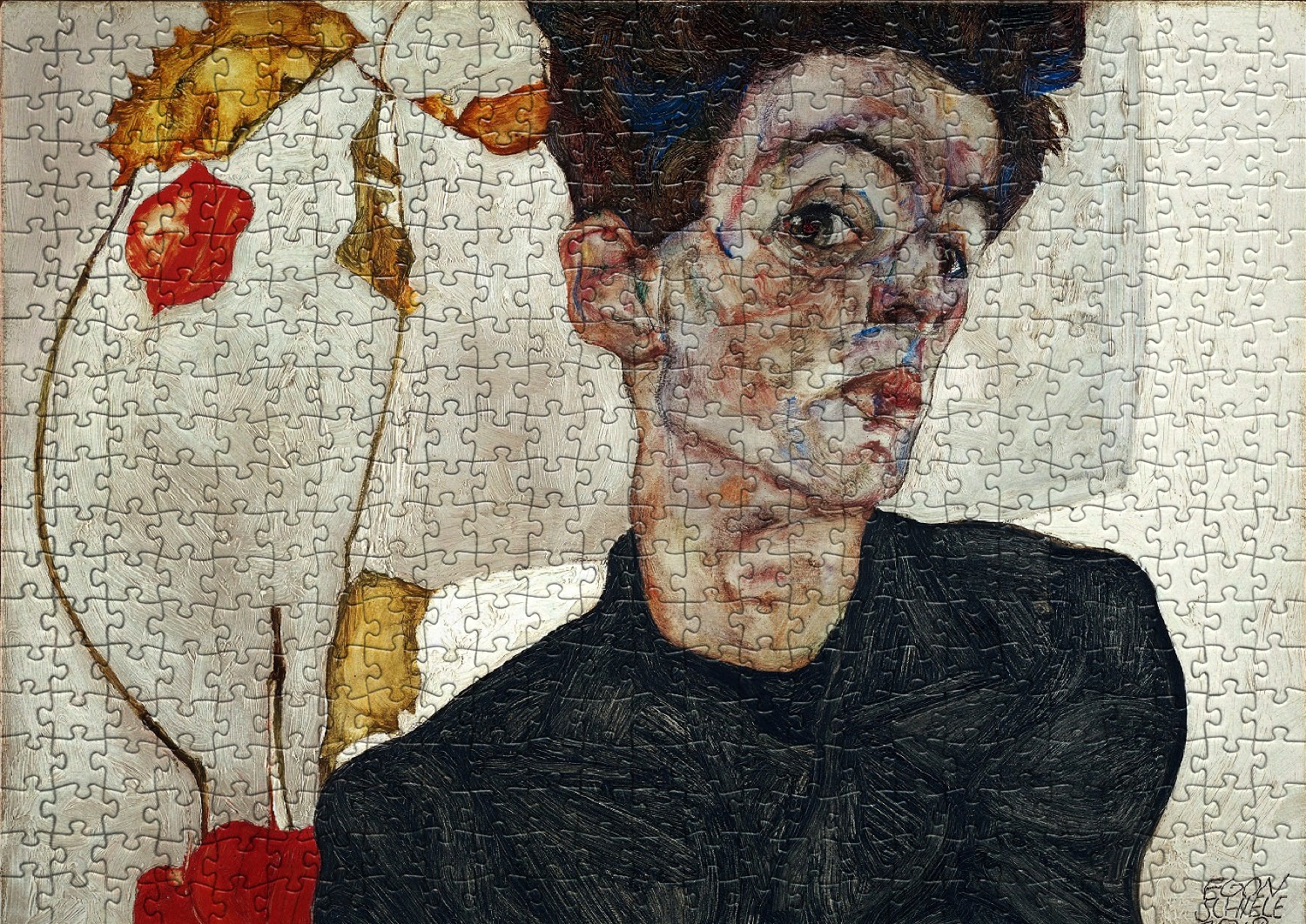 Les œuvres d'Egon Schiele en puzzles
