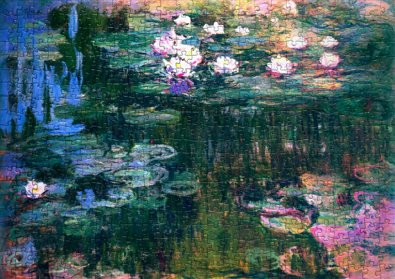 Les œuvres de Claude Monet en puzzles