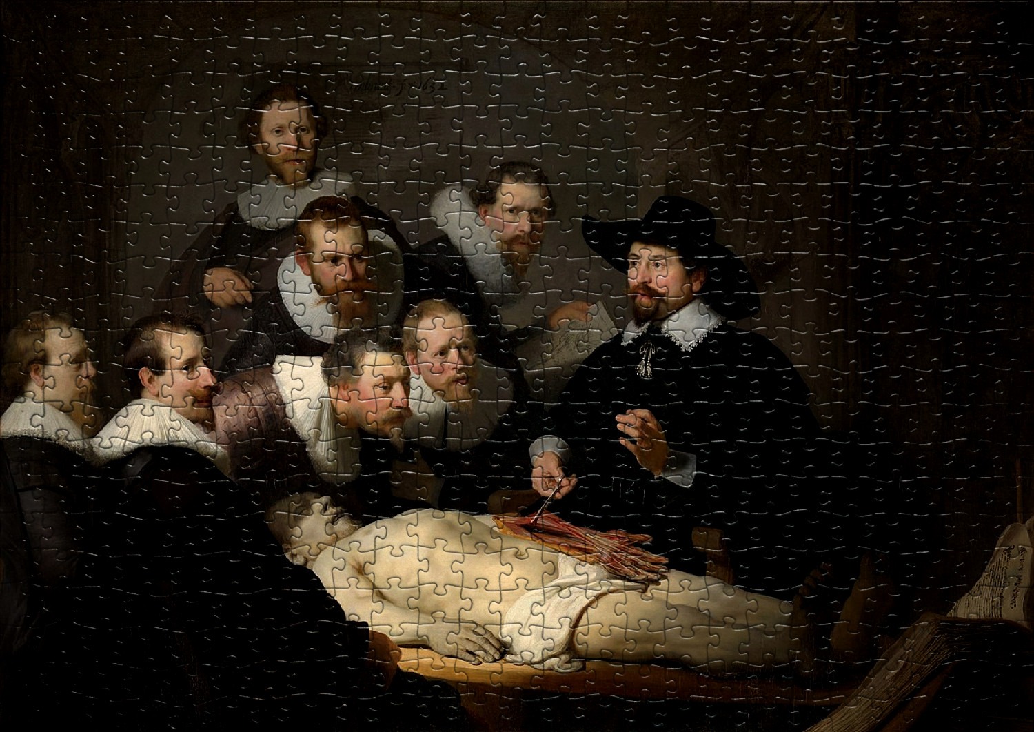 Les œuvres de Rembrandt en puzzles